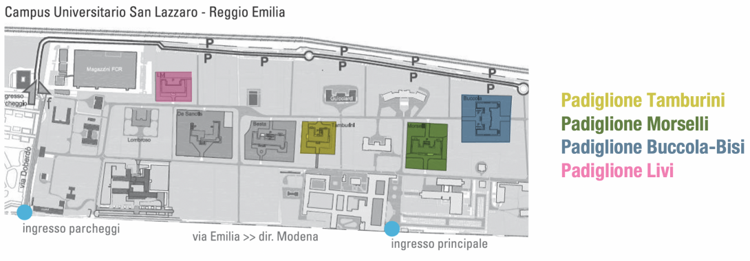 Pianta del Campus